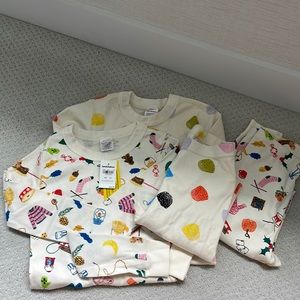 Hanna Andersson 2 sets of long sleeve/pants PJs Size 140/US 10, NWT never worn